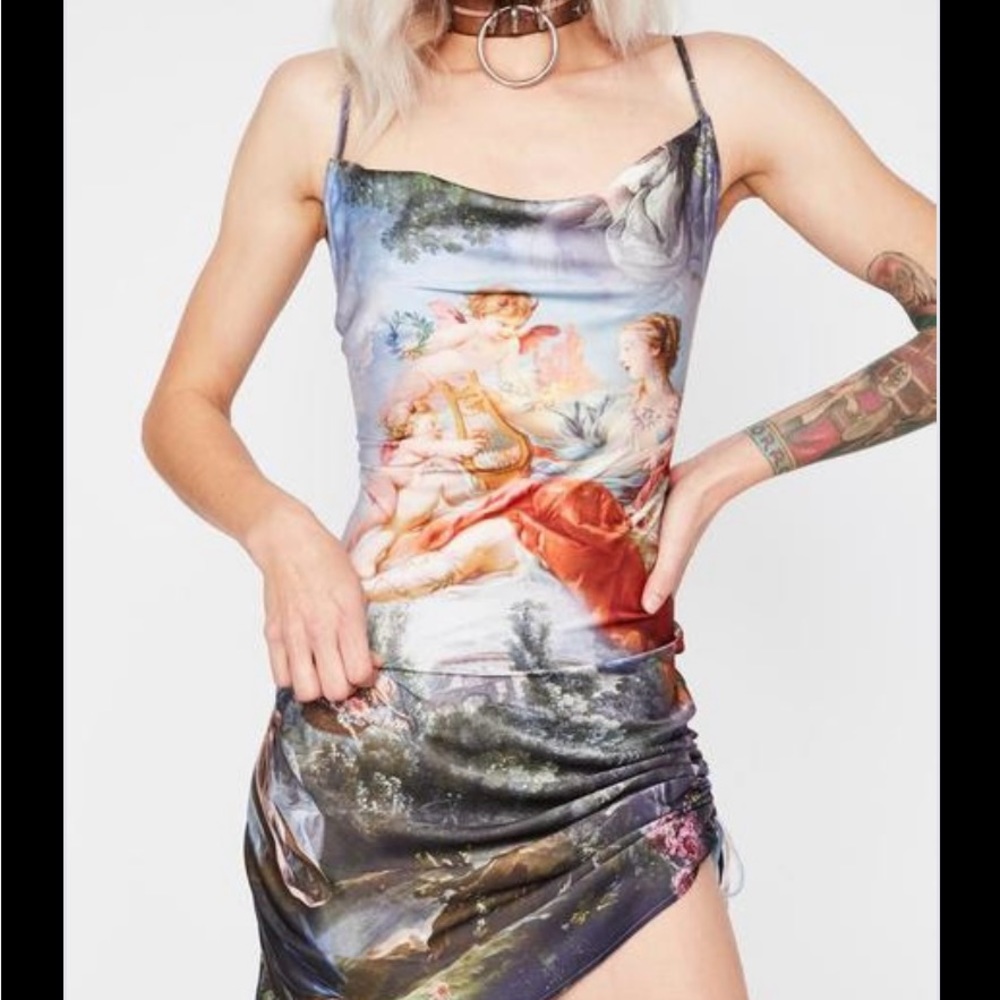 Dolls kill da Vinci demon mini dress size m